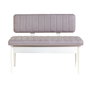 Hanah Home Vina White Soho Grey Juego de Comedor Extensible
